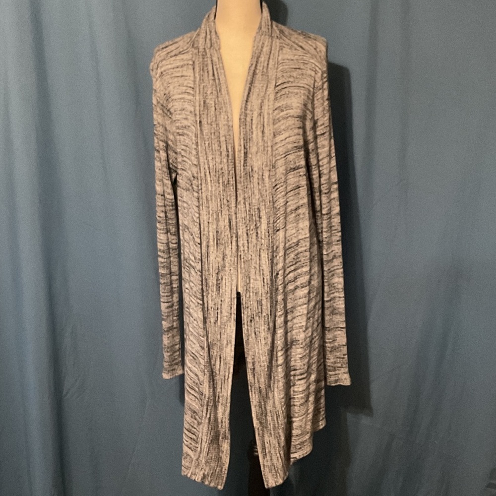 Laila Jayde Women's Gray Marled Cardigan XXL